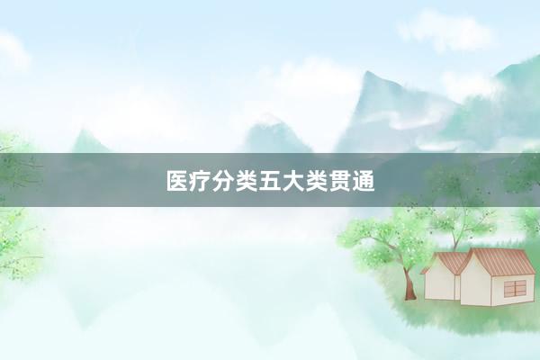 医疗分类五大类贯通